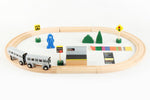 MTA WOODEN TRAIN SET The Airplane Shop.