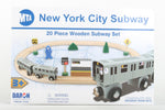 MTA WOODEN TRAIN SET The Airplane Shop.