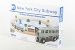 MTA WOODEN TRAIN SET The Airplane Shop.