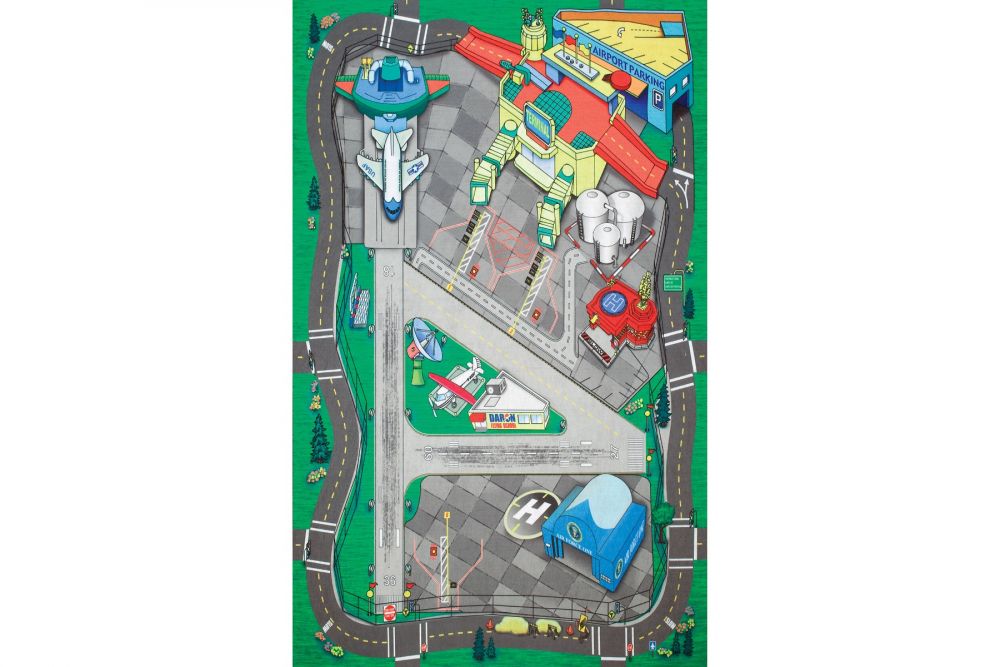 PREMIER PLANES AIRPORT PLAYMAT 41 INCHES X 31 INCHES 