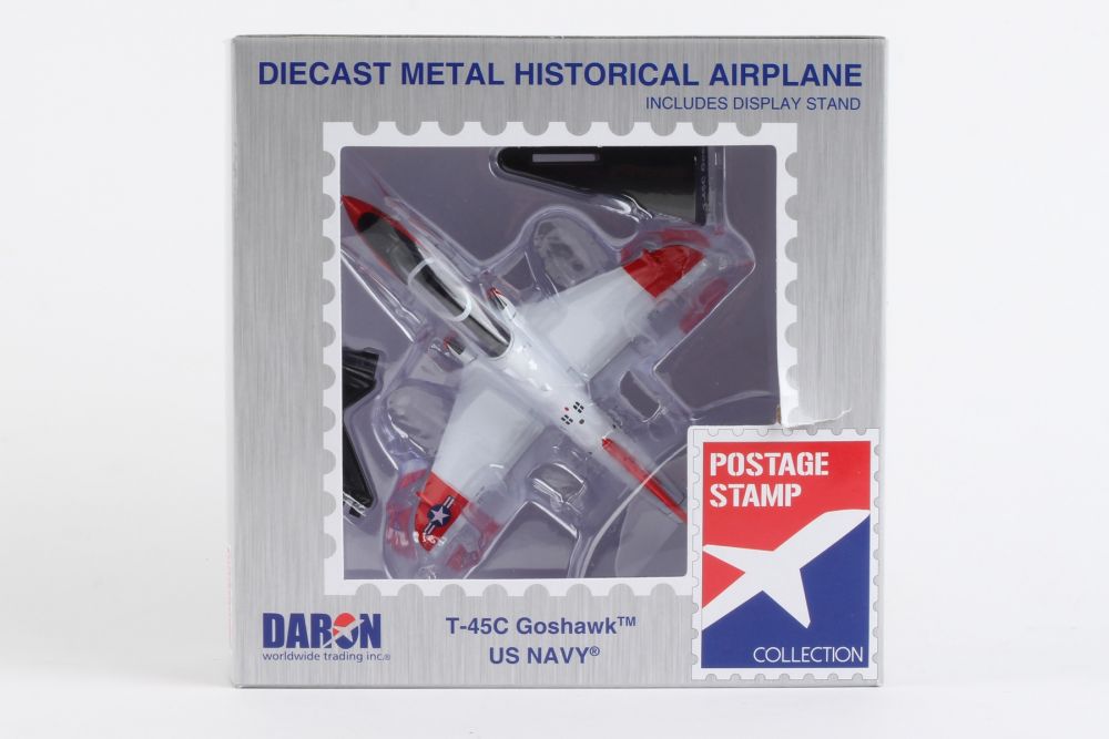 Daron Postage Stamp 1 100 T-45c US Navy Goshawk Diecast W/ Stand for sale online 