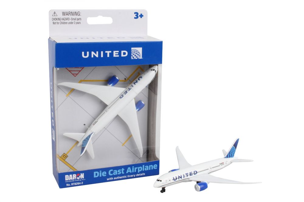 Diecast United Airlines Continental Merger NEW Livery Airplane Boeing 747 RT6264 