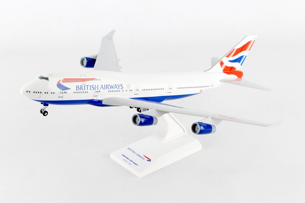 Skymarks British Airways Boeing 747-400 1/200 W/Gear SKR304 