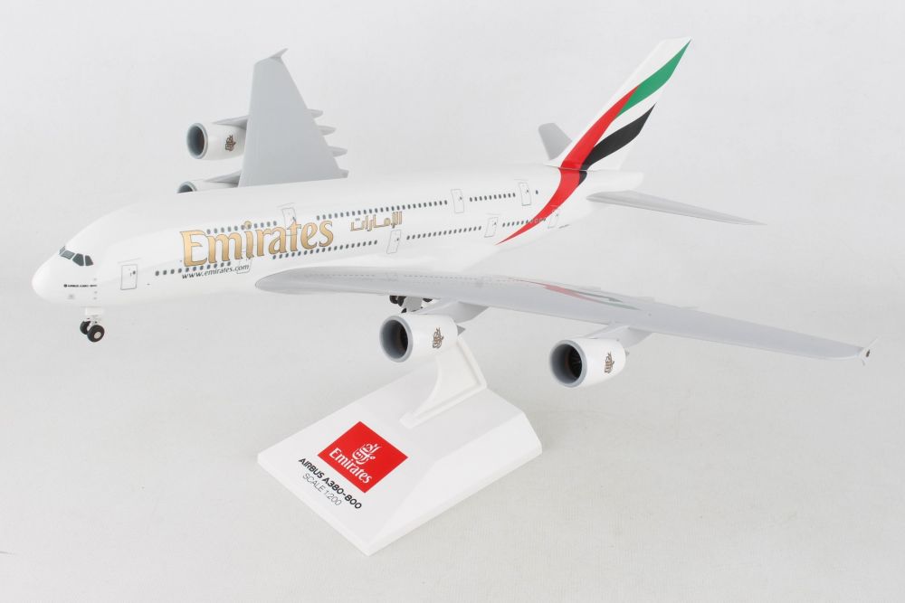 Skymarks Emirates Airbus A380 1/200 W/gear Real Madrid SKR880 for sale online 